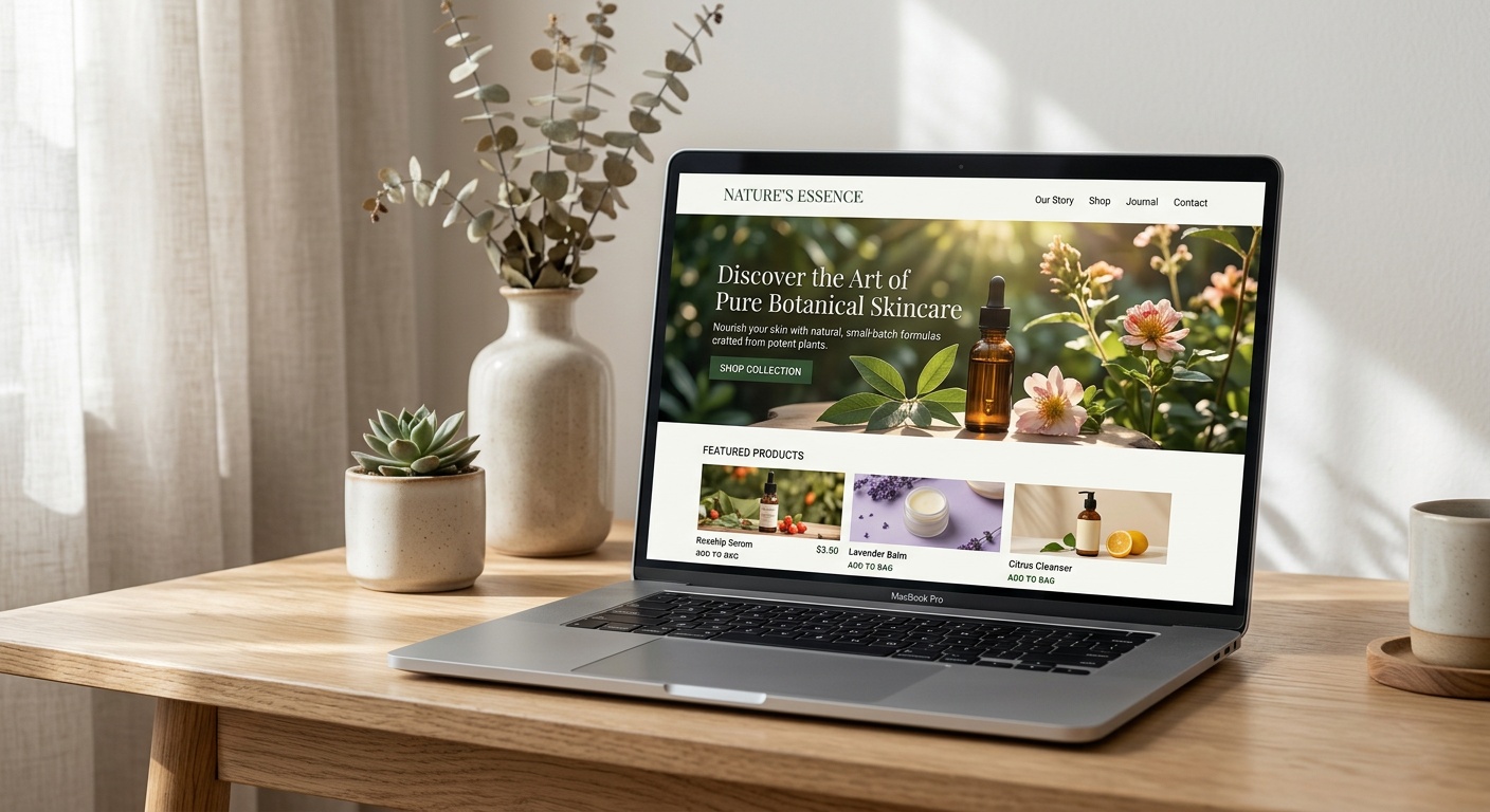 SaaS landing page design